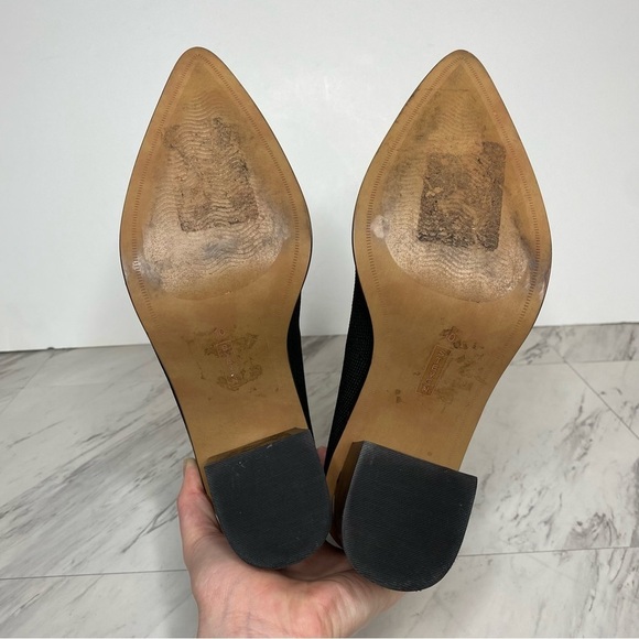 Steven Steve Madden Nikia Pointy Toe Black Bootie 10M - Picture 12 of 13